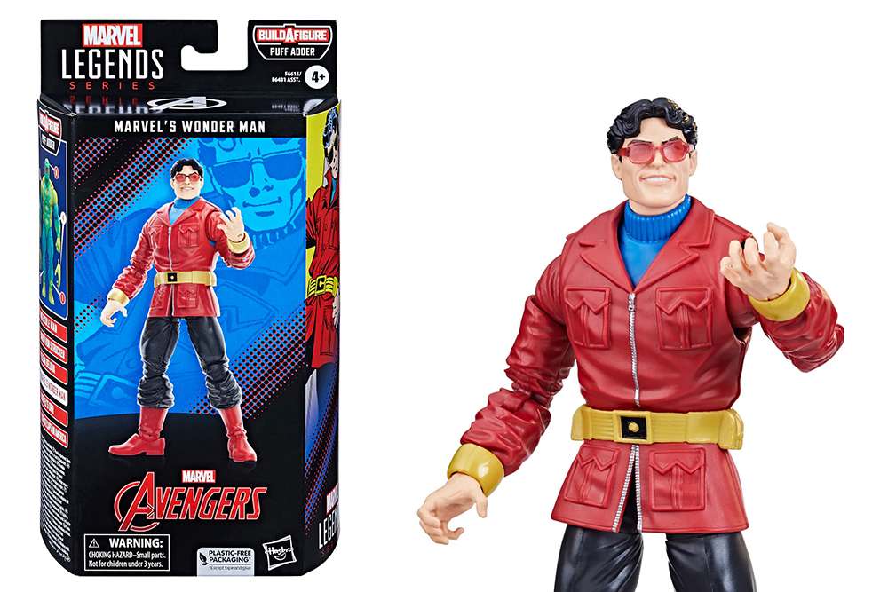 Marvel Legends Puff Adder Wonder Man Action Figure hasbro