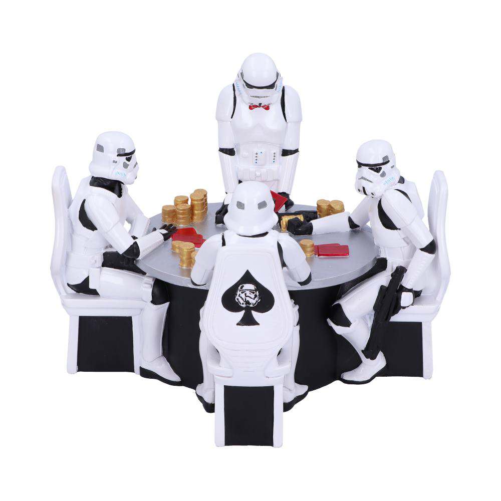 Stormtrooper Poker Face Gambling Figur nemesis now