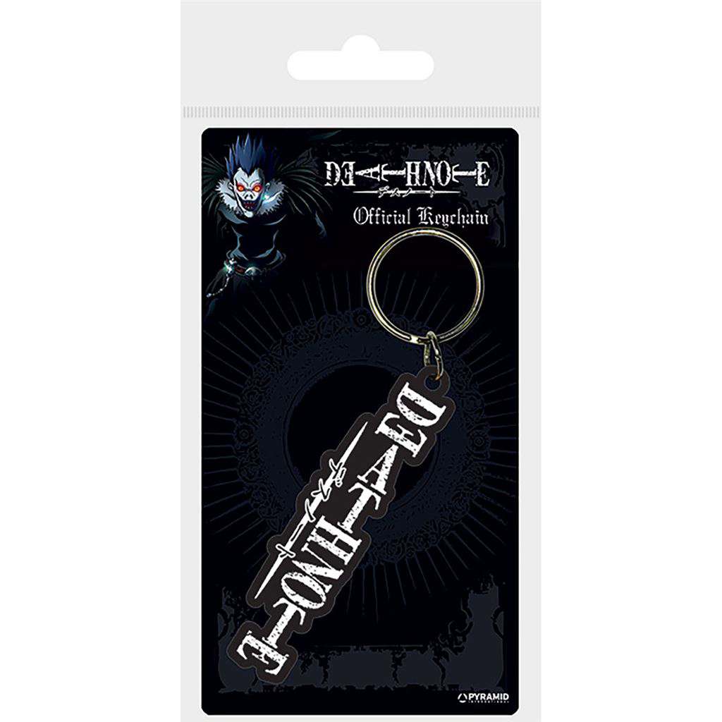 Death Note Logotyp Gummikeychain pyramid international