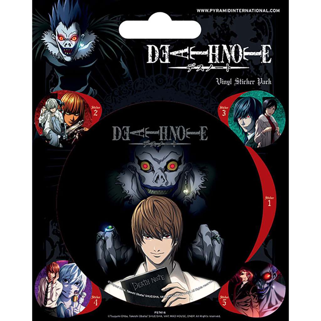 Death Note Klistermärkes Set pyramid international