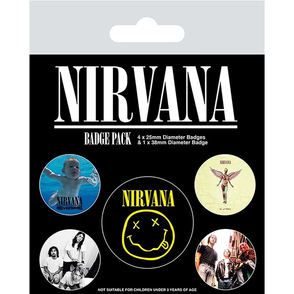 Nirvana Ikoniska Badges Pack pyramid international