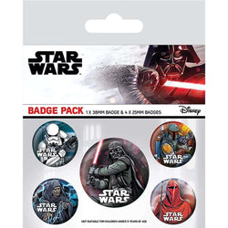 Star Wars Dark Side Badges Pack - Robotto