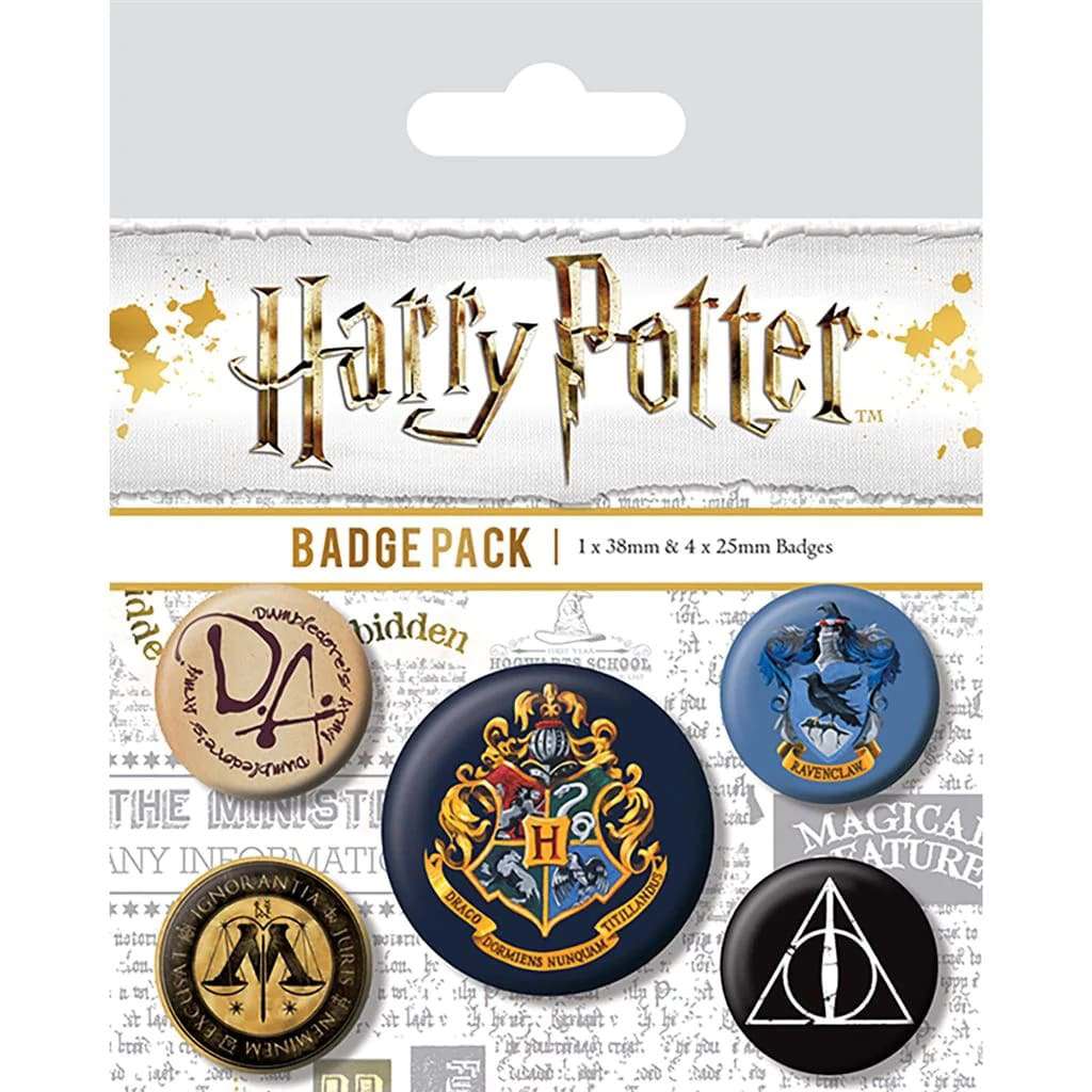 Harry Potter Hogwarts Badges Pack pyramid international