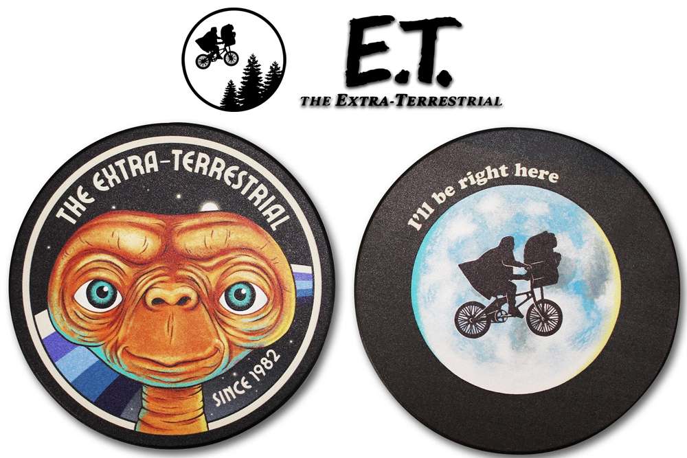 E.T. Set med 2 Keramiska Glasunderlägg hmb