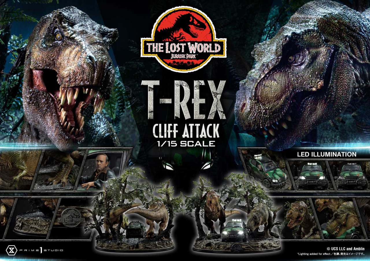 JP Lost World T-Rex Cliff Attack Bonus – Spännande Äventyr för Din Samling Robotto