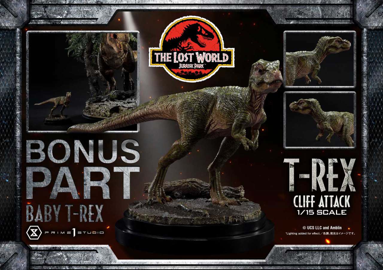 JP Lost World T-Rex Cliff Attack Bonus – Spännande Äventyr för Din Samling Robotto
