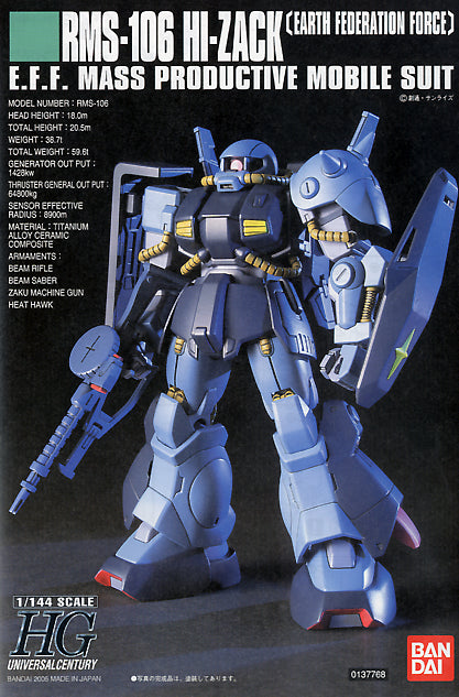 HGUC Hi Zack Earth Federation 1/144