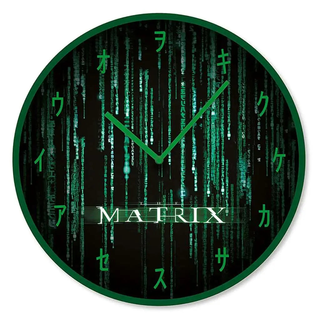 Matrix Code Väggklocka