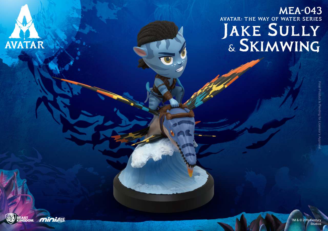 Mini Ägg Avatar 2 Jake Sully + Skimwing beast kingdom