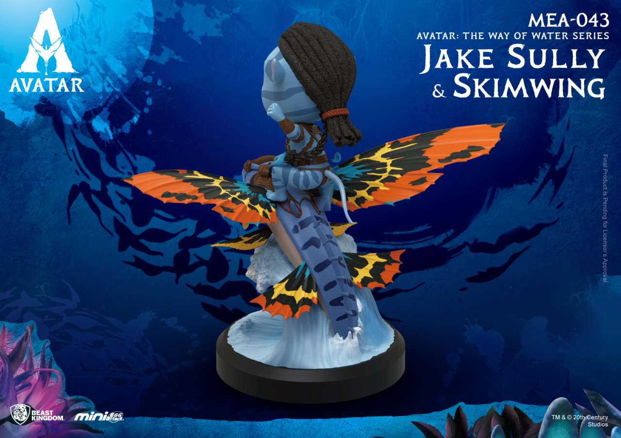 Mini Ägg Avatar 2 Jake Sully + Skimwing beast kingdom