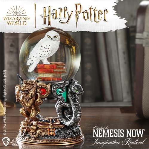 Harry Potter Hedwig Snöglob nemesis now