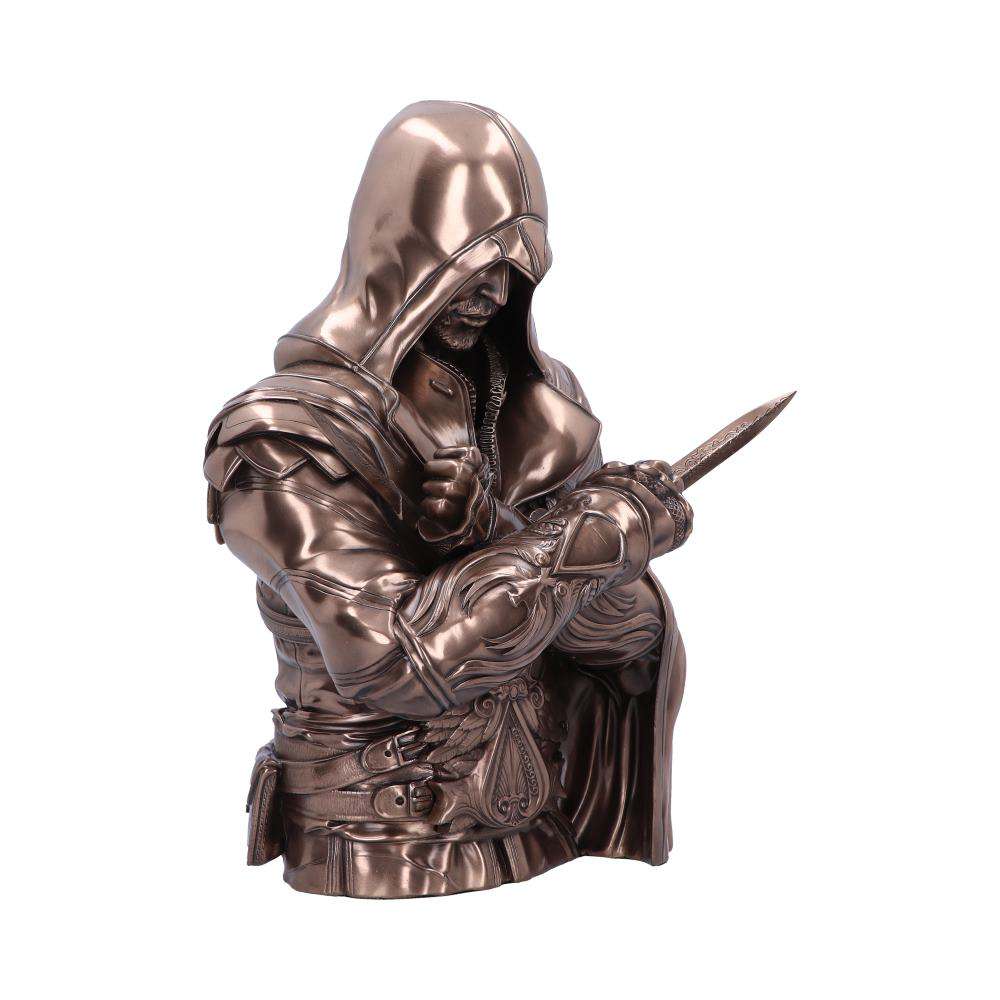 Assassin's Creed Ezio Bust Box i Brons nemesis now