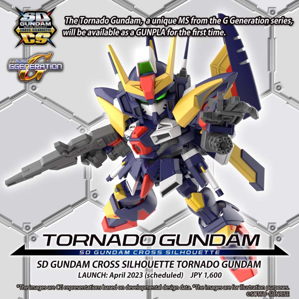 SD Cross Silhouette Gundam Tornado – En Fantastisk Modellkit bandai model kit gunpla