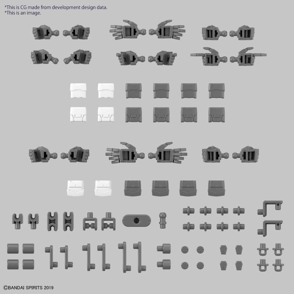 30MM Op Parts Set 12 Hand Parts 1/144 bandai model kit gunpla