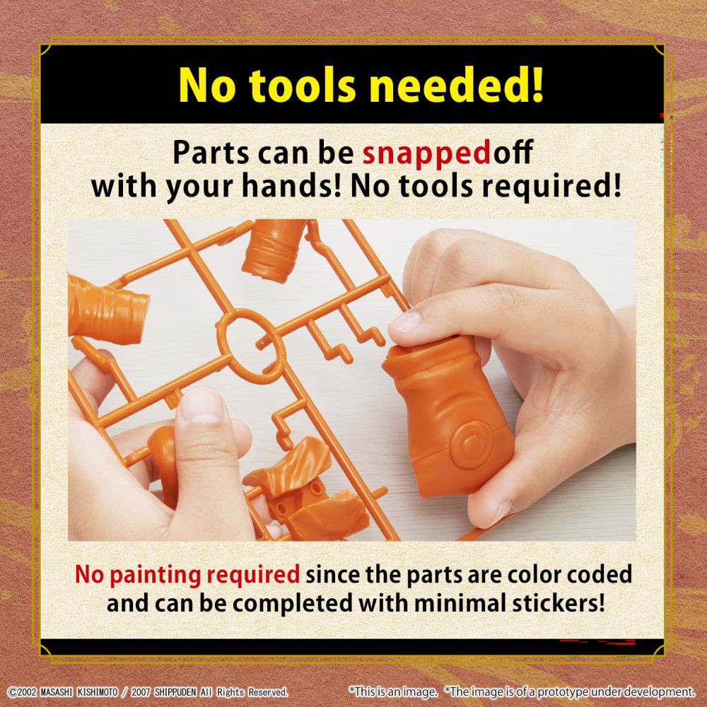 Naruto Uzumaki Actionfigur MK bandai model kit gunpla