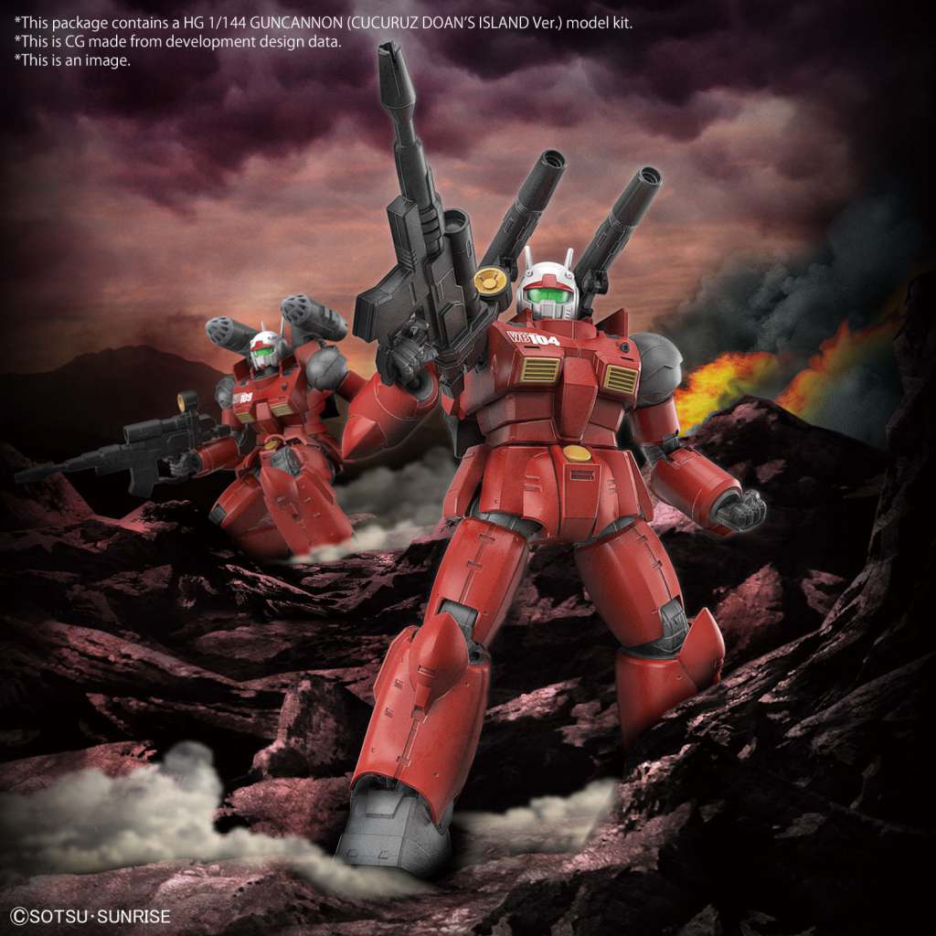 Hg Guncannon Cucuruz Doan 1/144 - Modellbyggsats bandai model kit gunpla