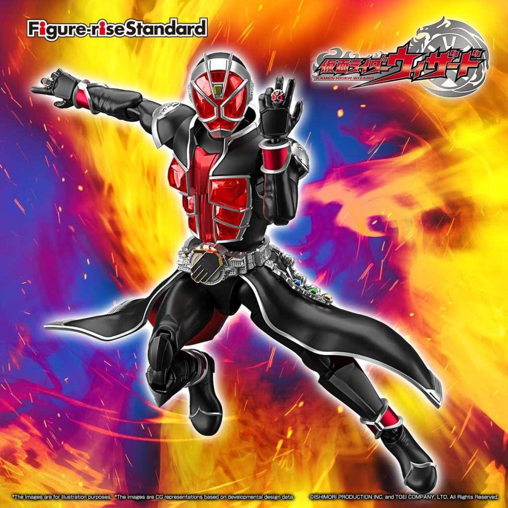 Figure Rise Kamen Rider Wizard Flame - Byggsats för Samlare - Robotto