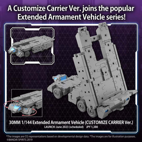 30mm Ex Arm Vehicle Cust Carrier 1/144 - Robotto