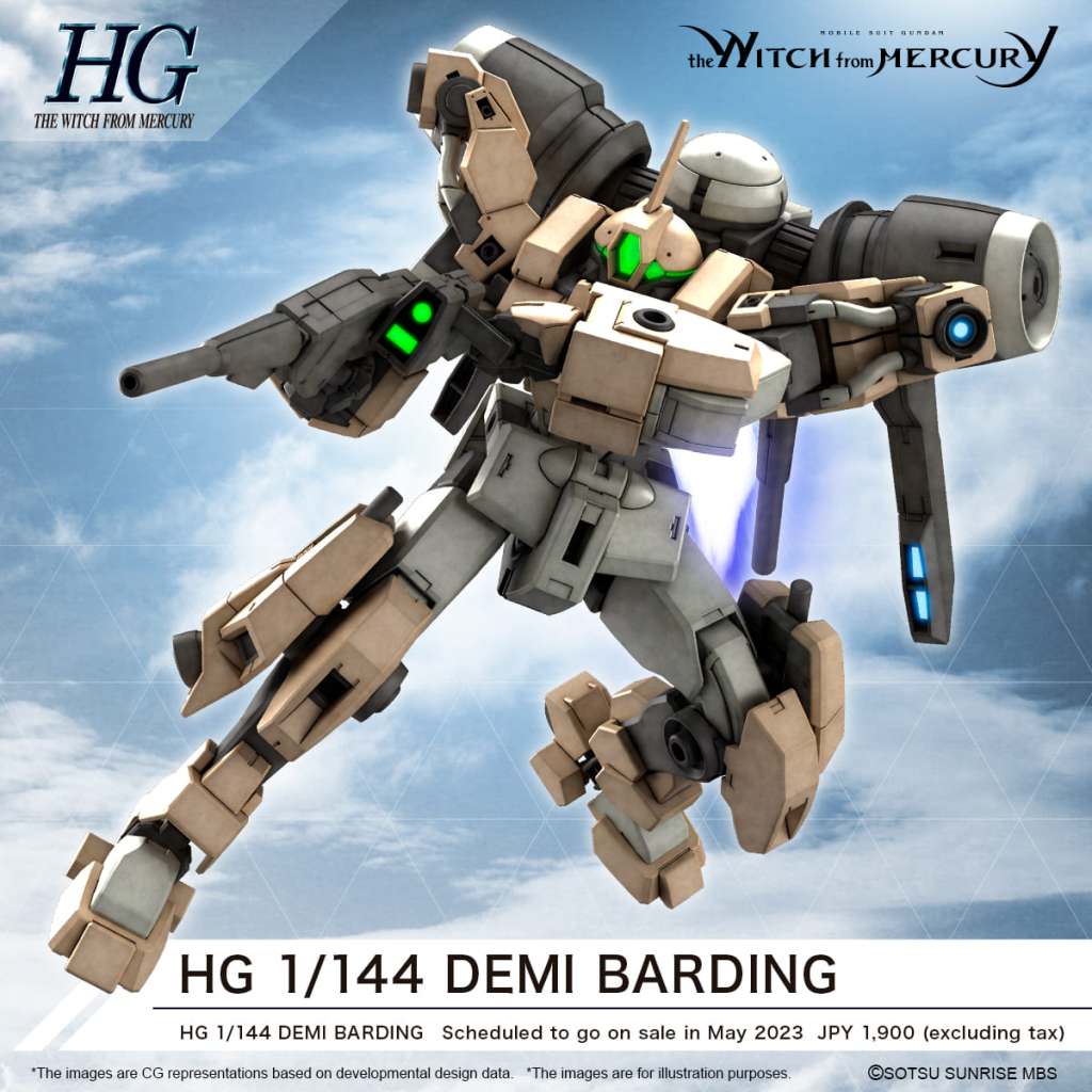 Hg demi barding 1/144 – Kvalitetsmodell för entusiaster bandai model kit gunpla