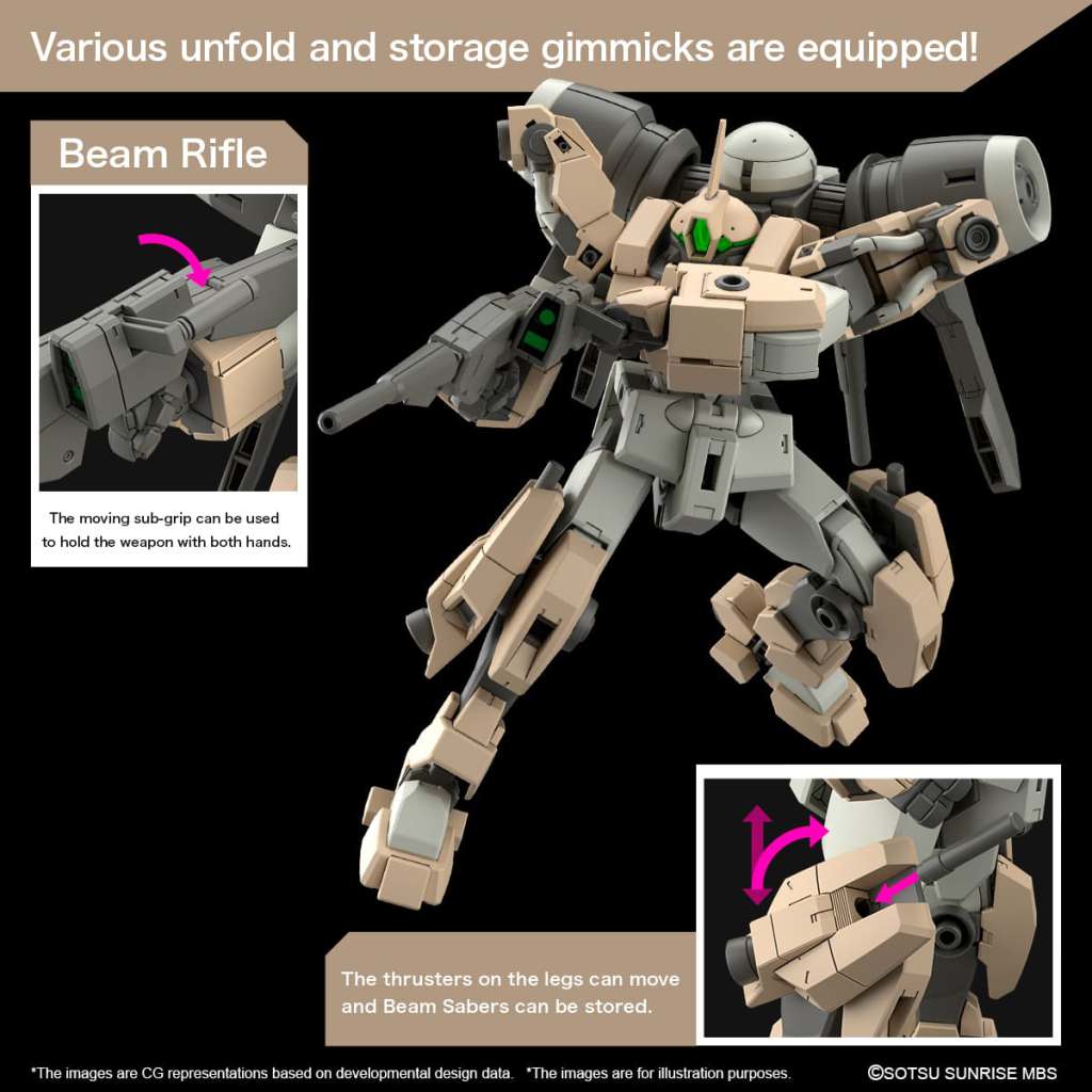 Hg demi barding 1/144 – Kvalitetsmodell för entusiaster bandai model kit gunpla