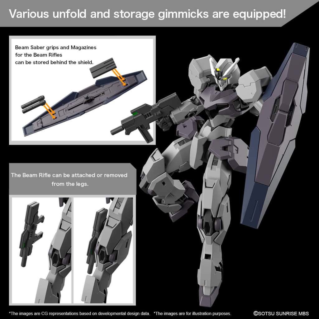 HG Gundvolva 1/144 - Modellbyggsats bandai model kit gunpla