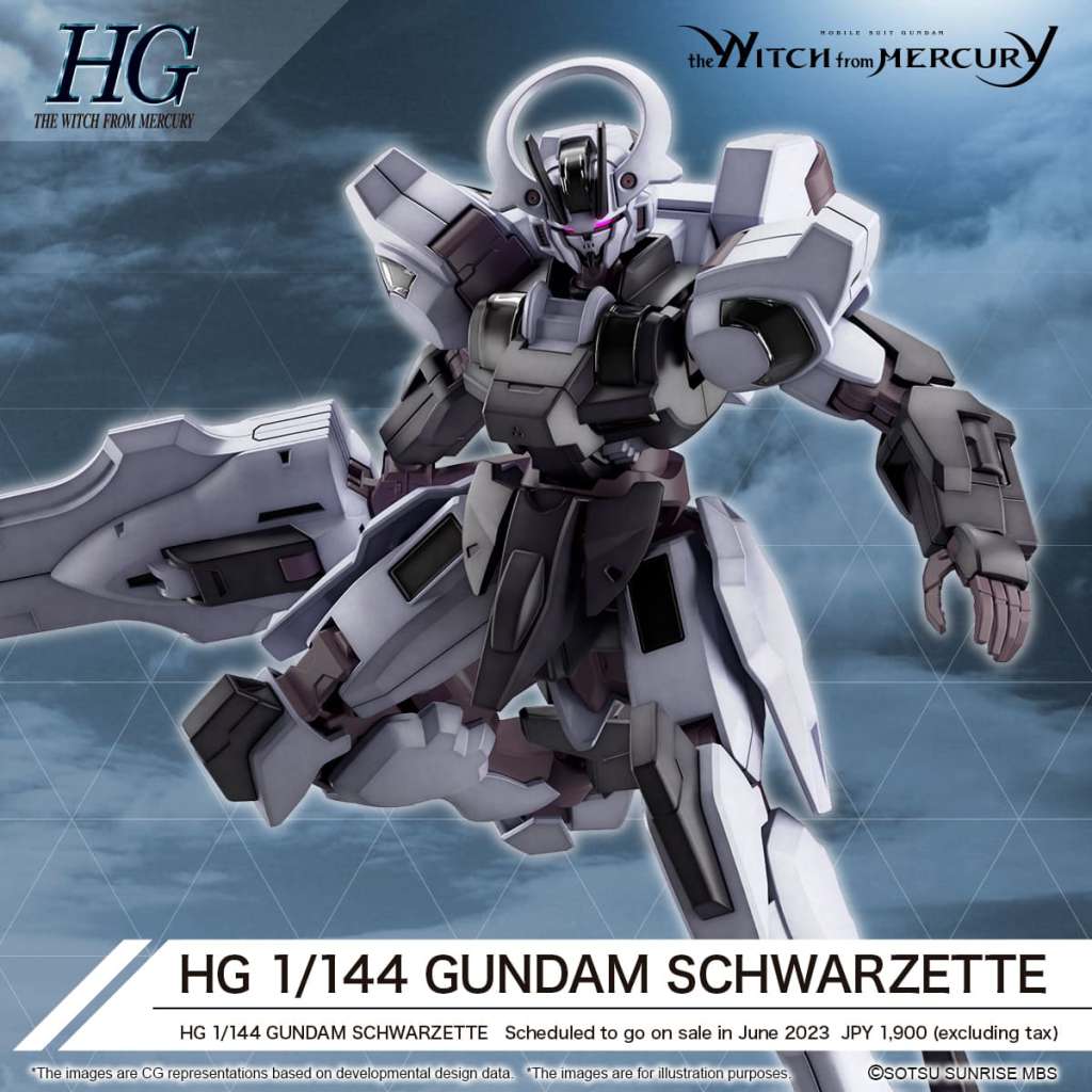HG Gundam Schwarzette 1/144 - Detaljerad Modellbyggsats bandai model kit gunpla