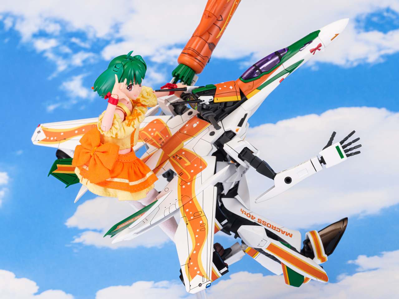 Vfg Macross VF-25F Messiah Ranka 40th MK Modell aoshima