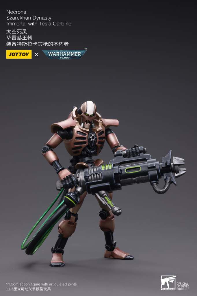 Warhammer 40K Necron Immortal med Tesla Carbine joytoy