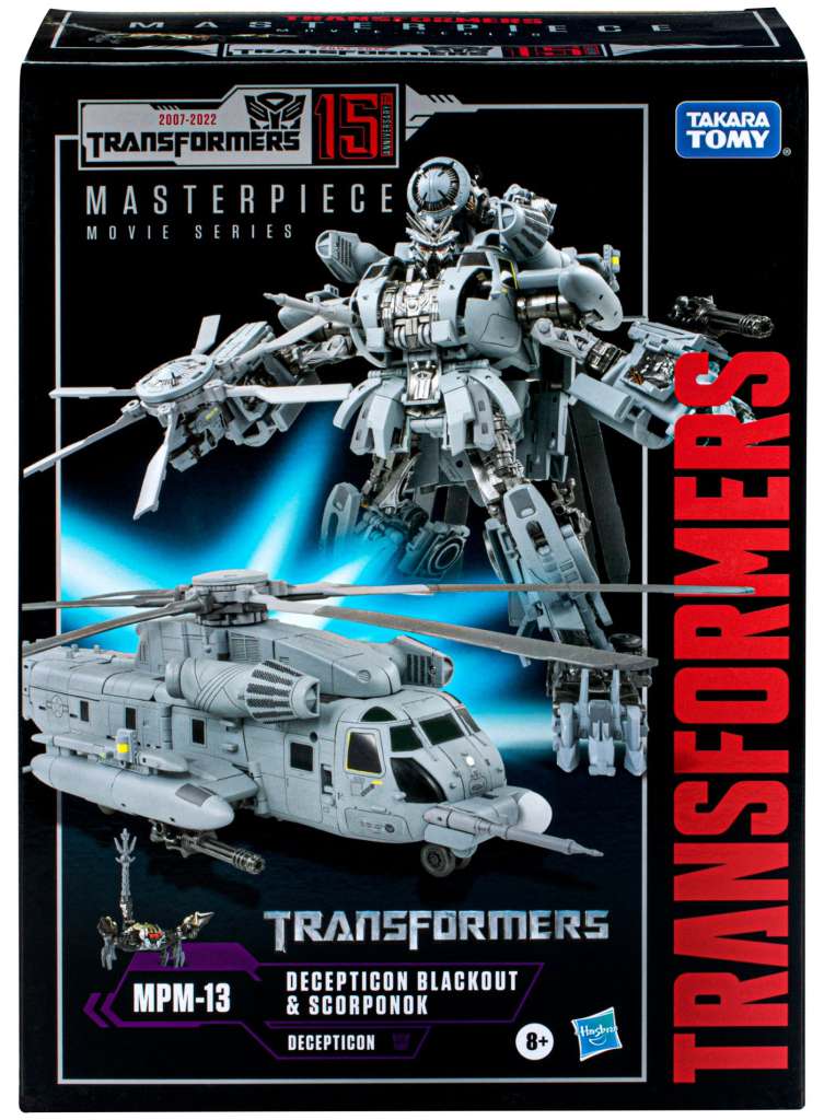 TRANSFORMERS MPM-13 DECEPTICON BLACKOUT OCH SCORPONOK - BEGRÄNSAD UPPLAGA hasbro