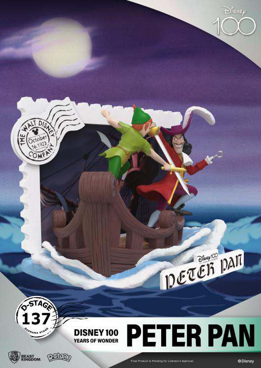 D-stage Disney 100 år Peter Pan Figur beast kingdom