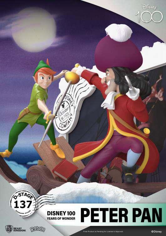 D-stage Disney 100 år Peter Pan Figur - Robotto