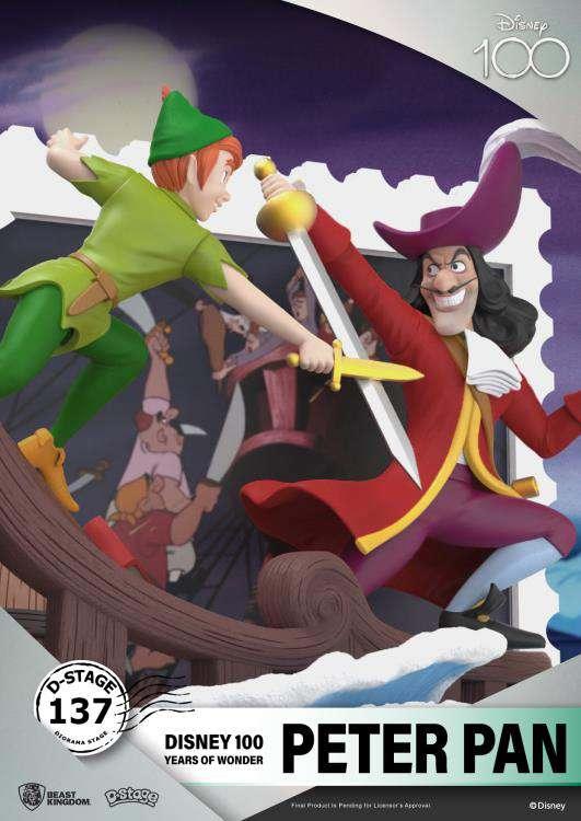 D-stage Disney 100 år Peter Pan Figur - Robotto