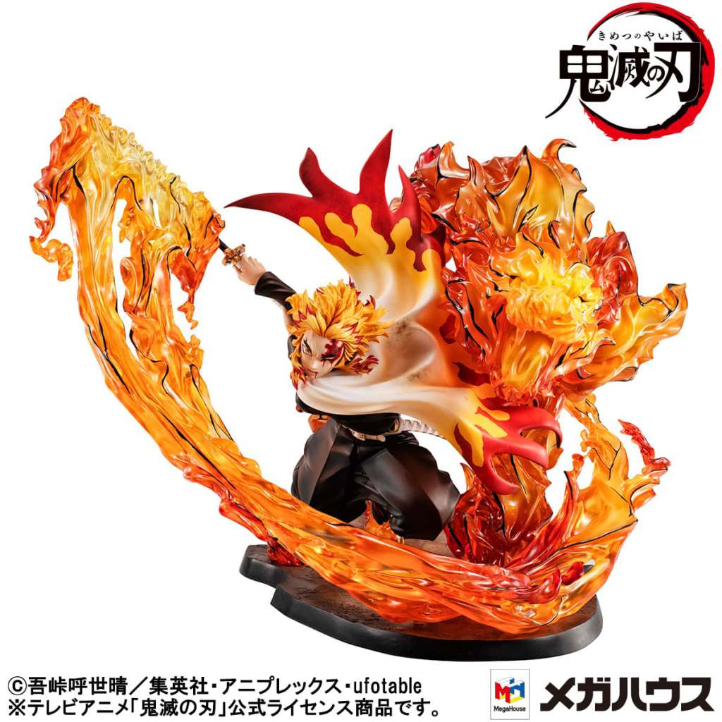 Demon Slayer Kyojuro Rengoku Flame Breath Figur megahouse