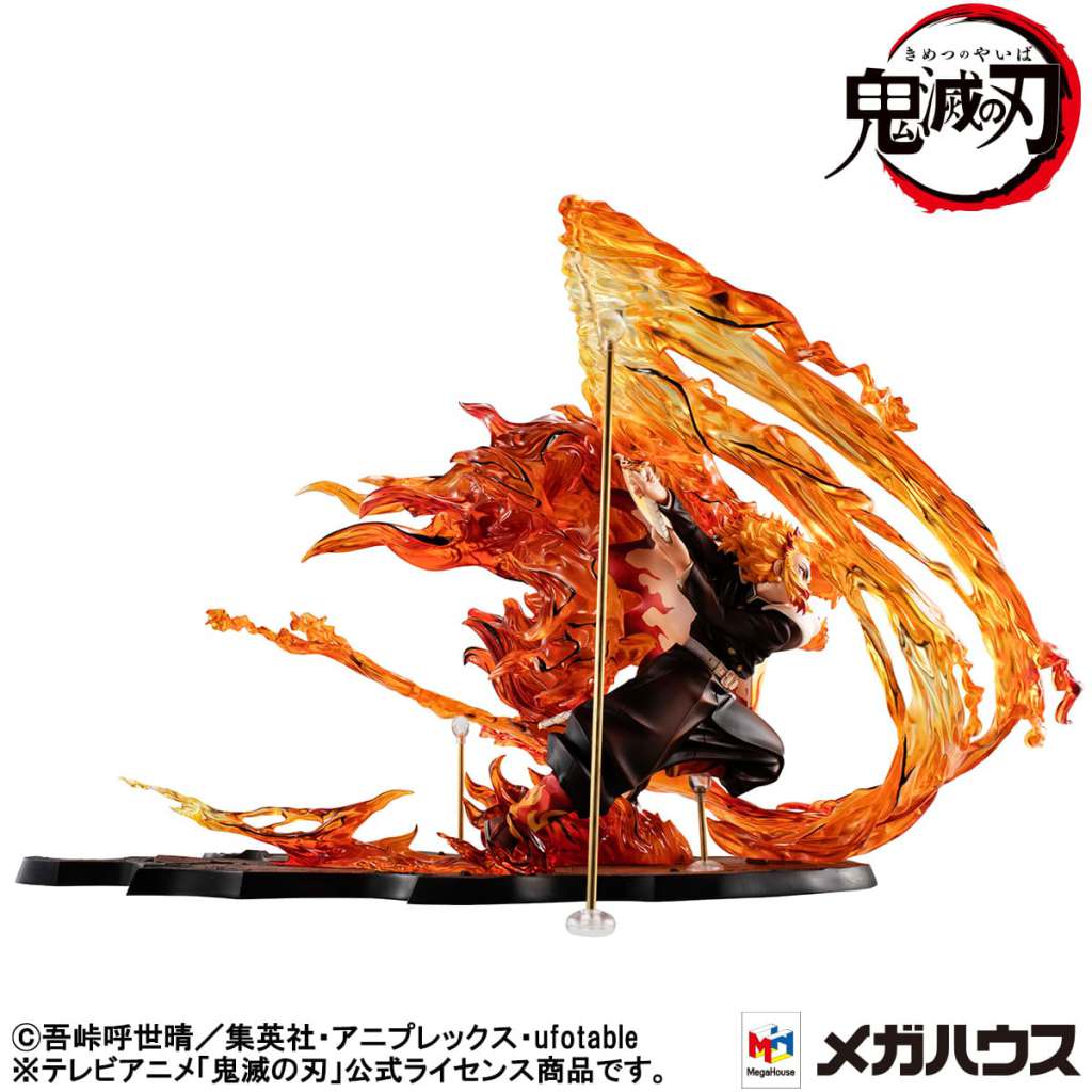 Demon Slayer Kyojuro Rengoku Flame Breath Figur megahouse