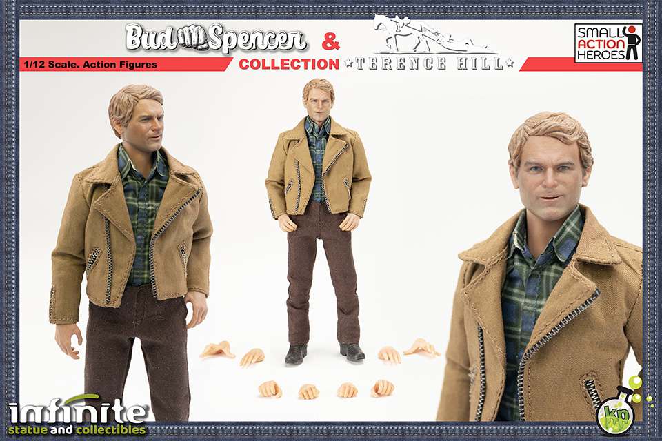 Terence Hill Small Action Figure H.AF1/12 Ver B infinite statue