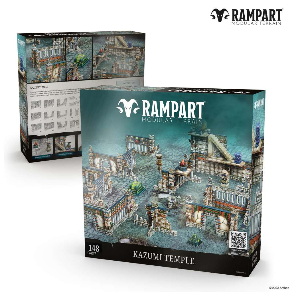 Kazumi Temple Terrain Set archon games