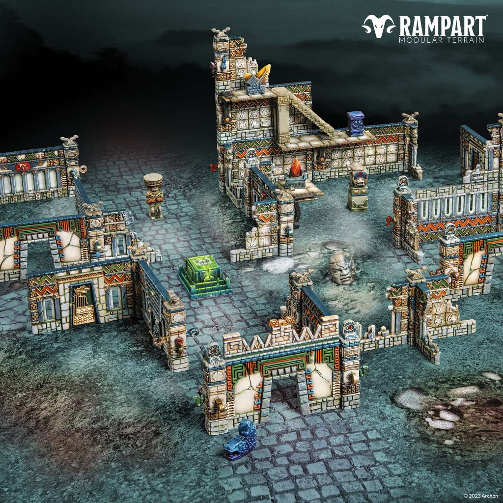 Kazumi Temple Terrain Set archon games