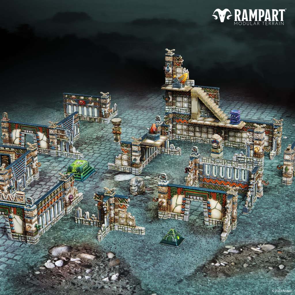 Kazumi Temple Terrain Set archon games