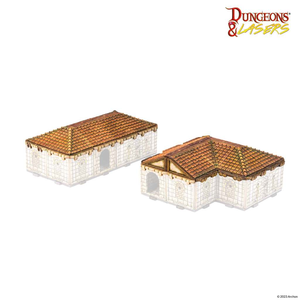 Dungeons & Lasersroof Set - Miniatyrtakset för Spel archon games