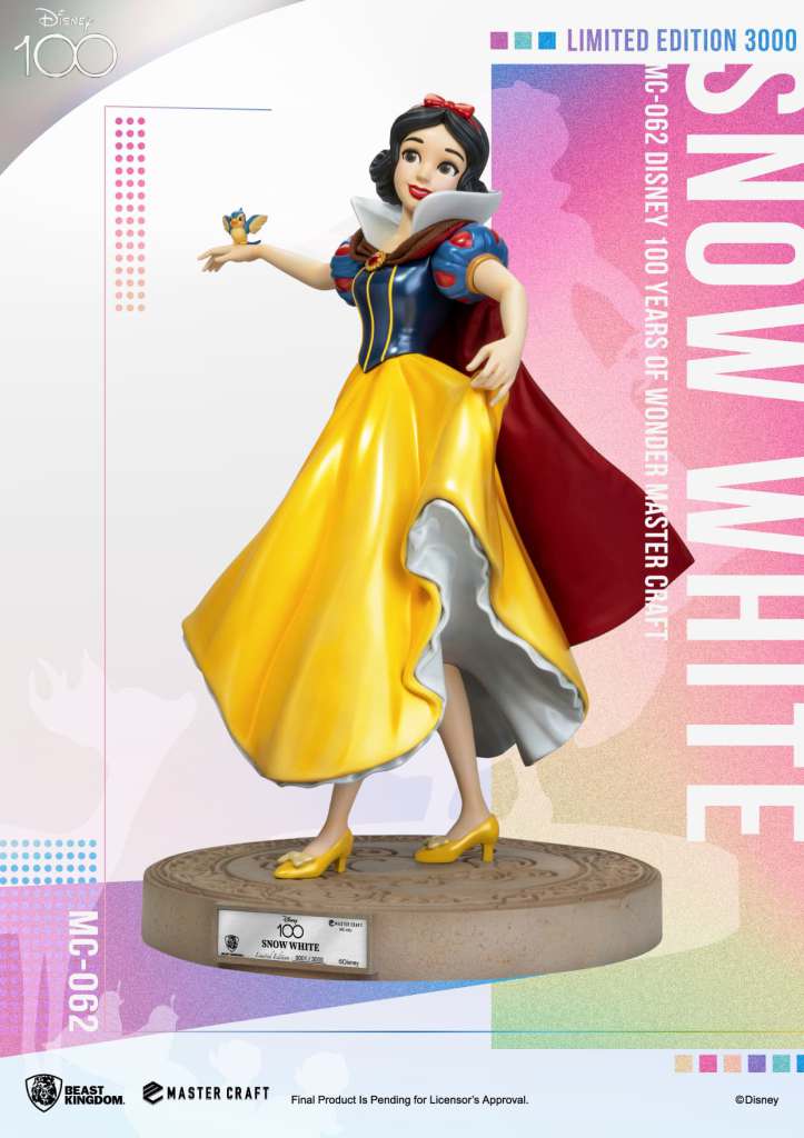 Disney 100 år Snow White MasterCraft Staty beast kingdom