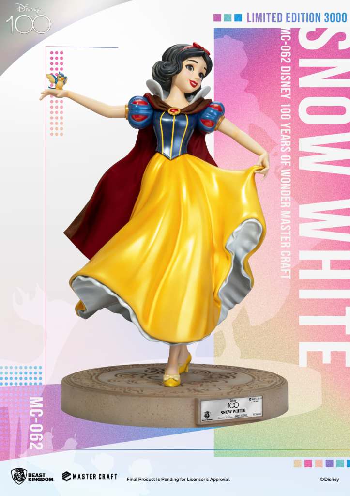 Disney 100 år Snow White MasterCraft Staty beast kingdom