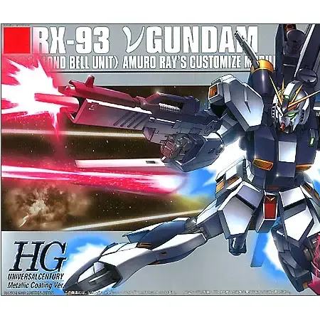HG Gundam NU Metallic Coat 1/144 - Detaljerad Modell med Glänsande Omslag