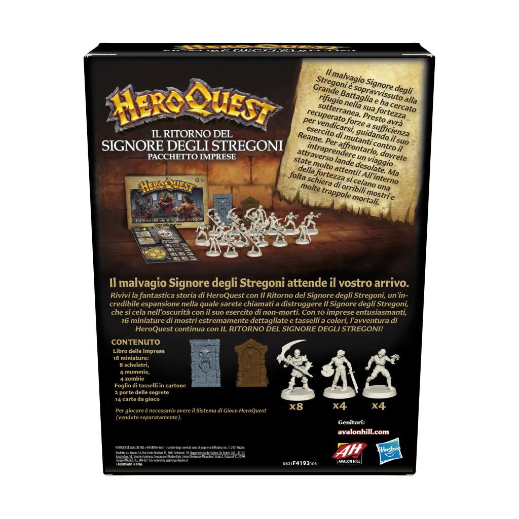 Heroquest: Il Ritorno del Signore degli Stregoni hasbro