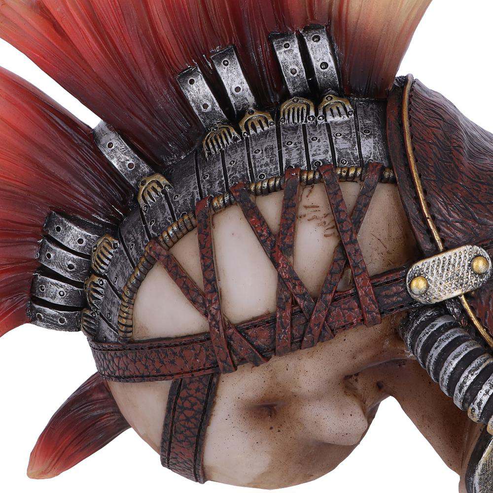 Steampunk Flame Hawk Skull – Unik Dekoration för Ditt Hem nemesis now