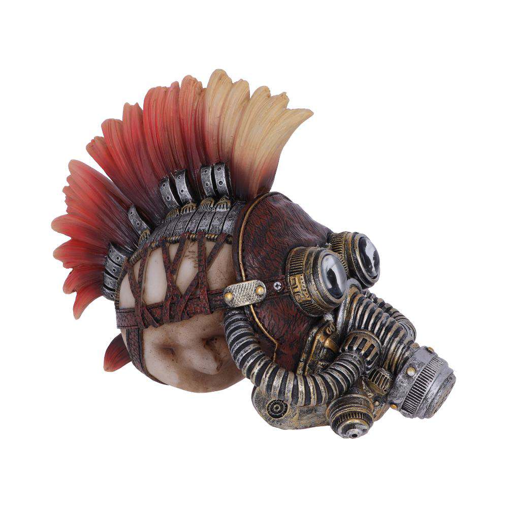 Steampunk Flame Hawk Skull – Unik Dekoration för Ditt Hem nemesis now