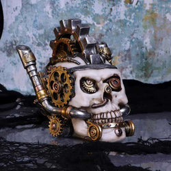 Steampunk Mekanisk Metallskalle - Robotto