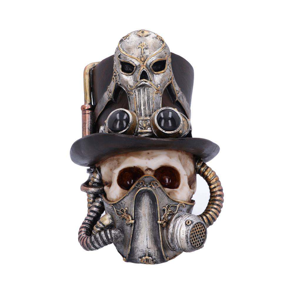 Steampunk Breathe Venetian Mask Skull nemesis now