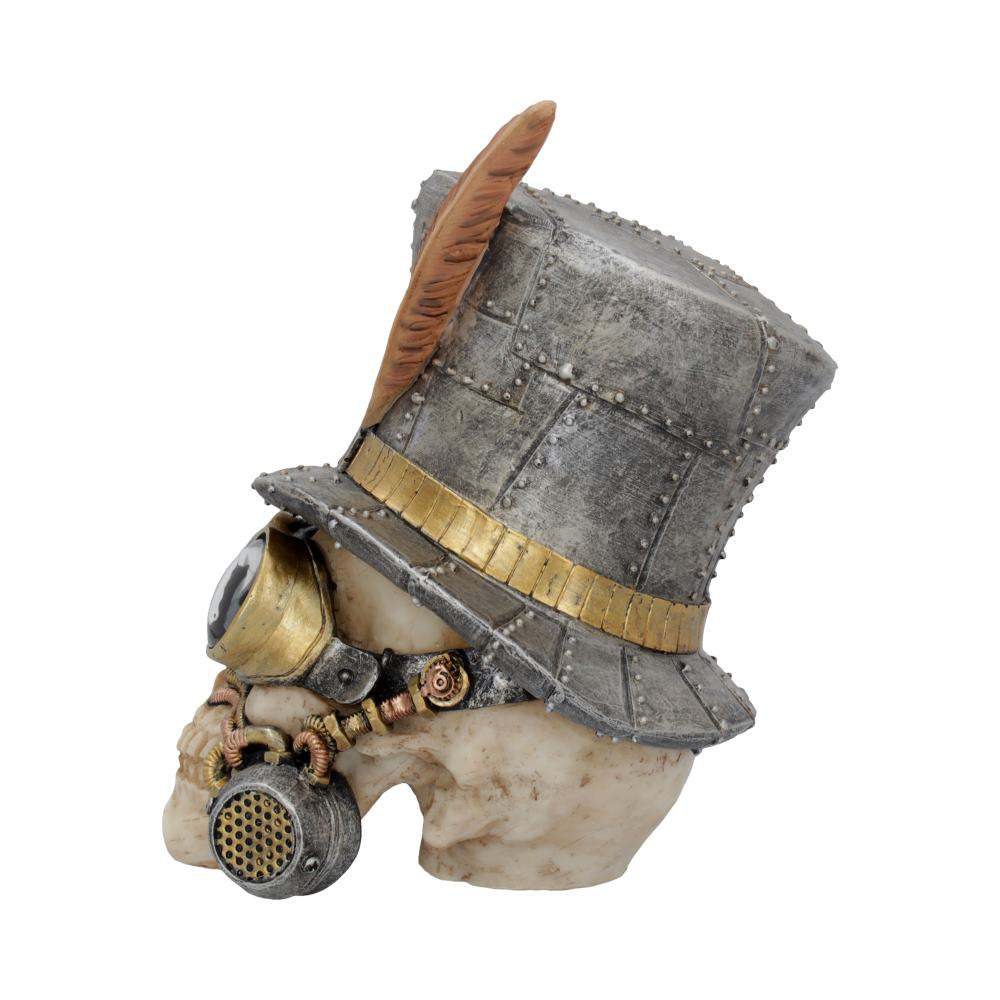 Steampunk Count Archibald Top Hat Skull nemesis now