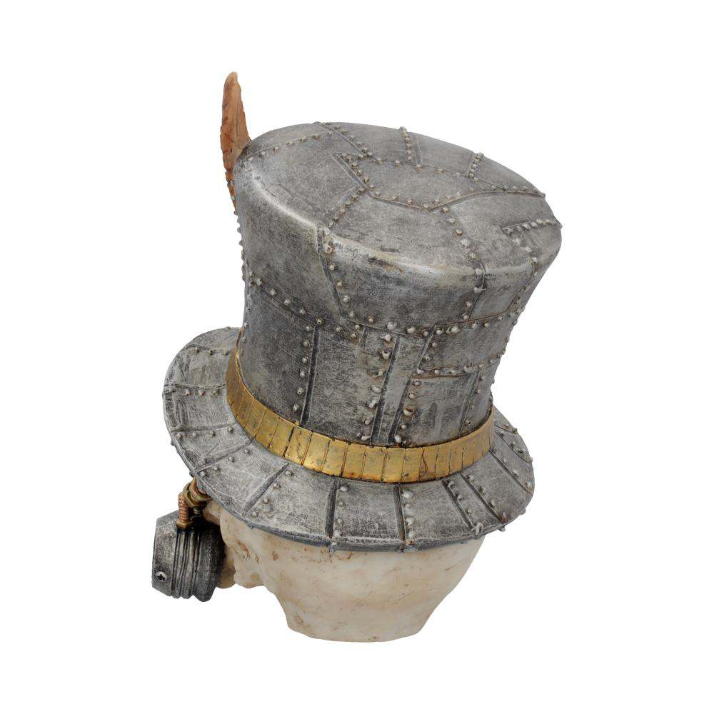 Steampunk Count Archibald Top Hat Skull nemesis now