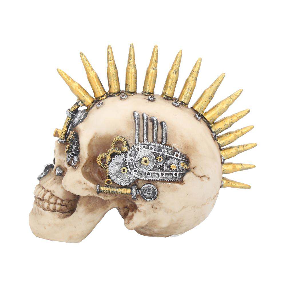 Steampunk Gears of War Liten Skalle nemesis now